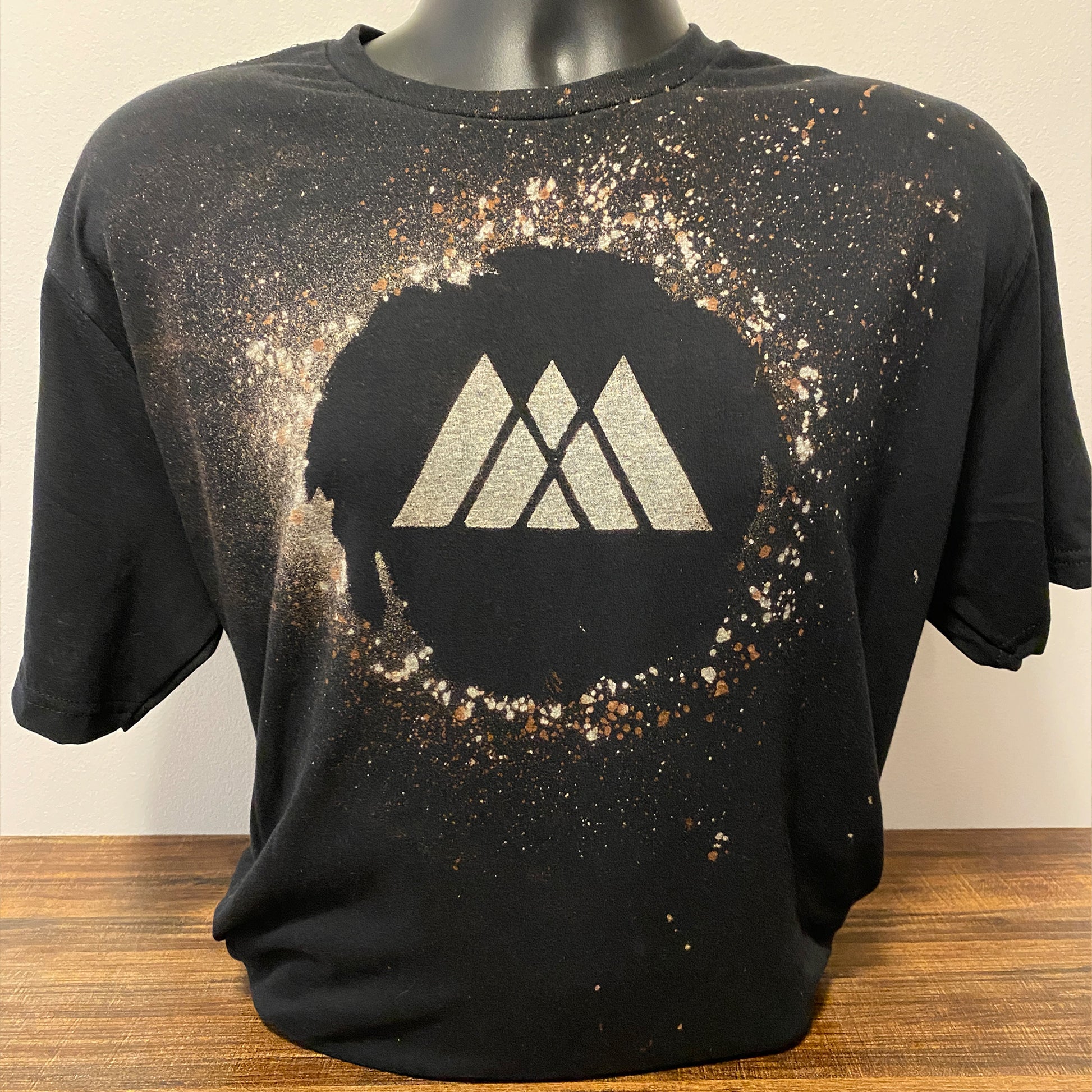 Black Destiny 2 Warlock tshirt displayed on a bust