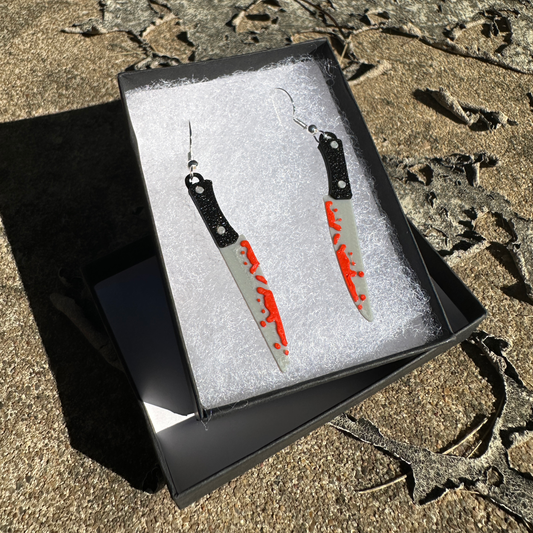 Knife Earrings - Halloween