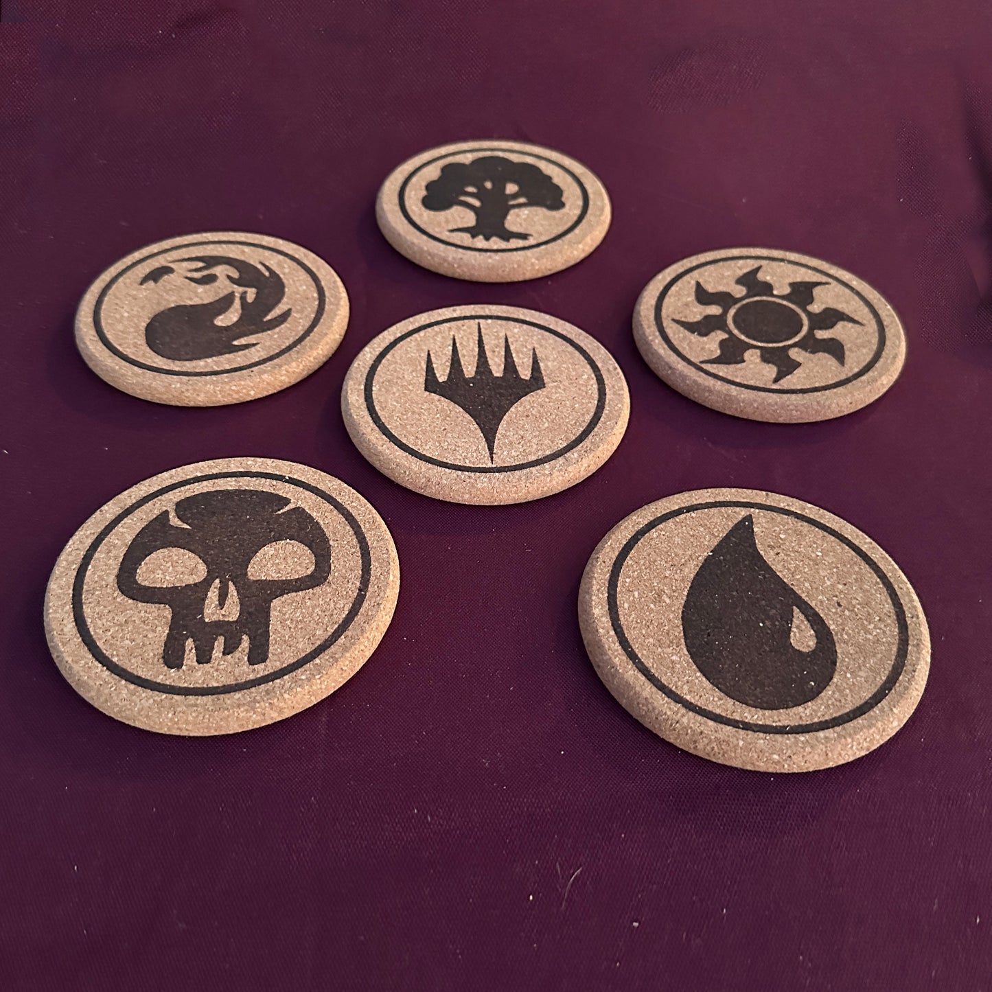 Magic the Gathering Coasters - Slate or Cork