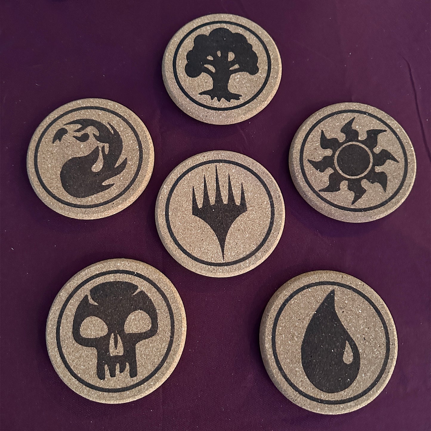 Magic the Gathering Coasters - Slate or Cork