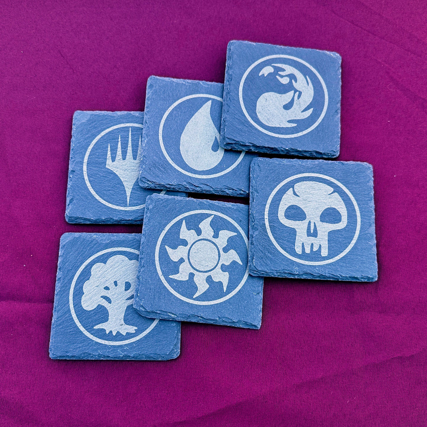 Magic the Gathering Coasters - Slate or Cork