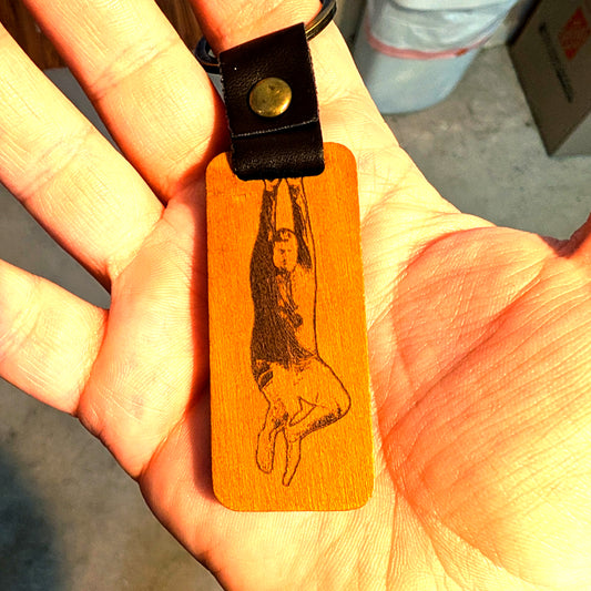 ITYSL Zipline - Meme Keychain (wood)
