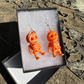 Pumpkin Earrings - Halloween