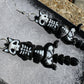 Skeleton Cat Earrings - Halloween