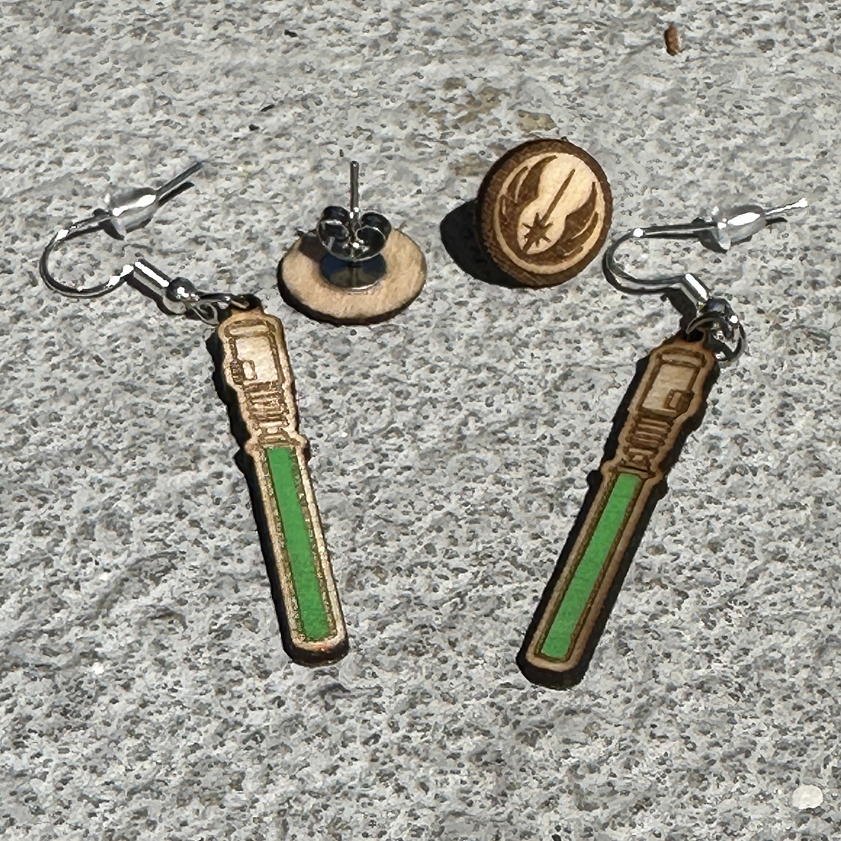 Star Wars Lightsaber Earrings