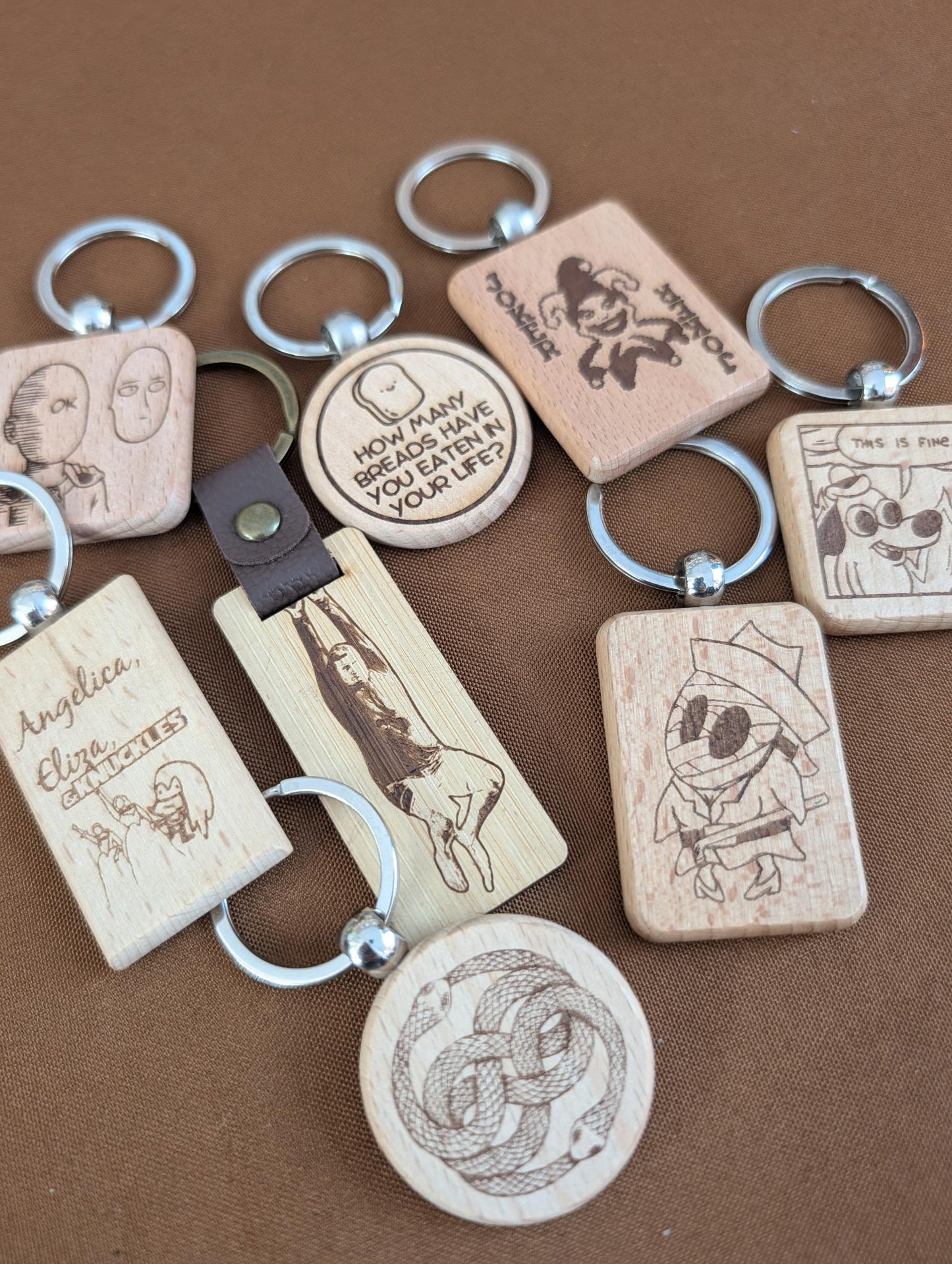 Keychain Blind Box - Mystery Laser Engraved Design